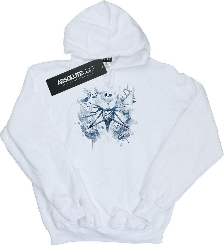 Disney - "Nightmare Before Christmas Paint Spray Carers" Kapuzenpullover für Herren BI16498 (M) (Weiß)