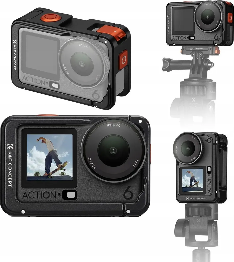 Cage de Protection KF12.0026 pour DJI Osmo Action 6 en Métal Robuste