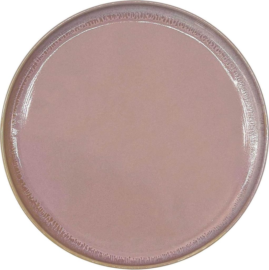 Stoneware Teller groß, 27,5cm, rosa