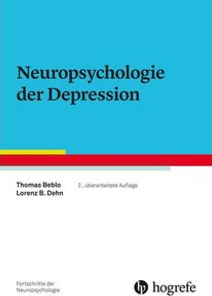 Manuel de neuropsychologie de la dépression : aide au diagnostic précis