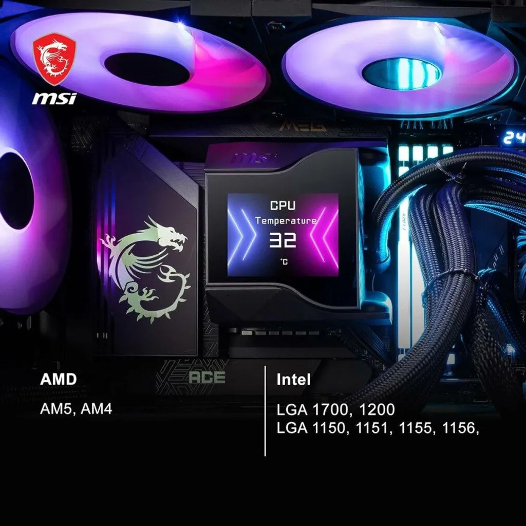 Éviter Surchauffe CPU avec MSI MPG CORELIQUID D240 Watercooling PC - 12