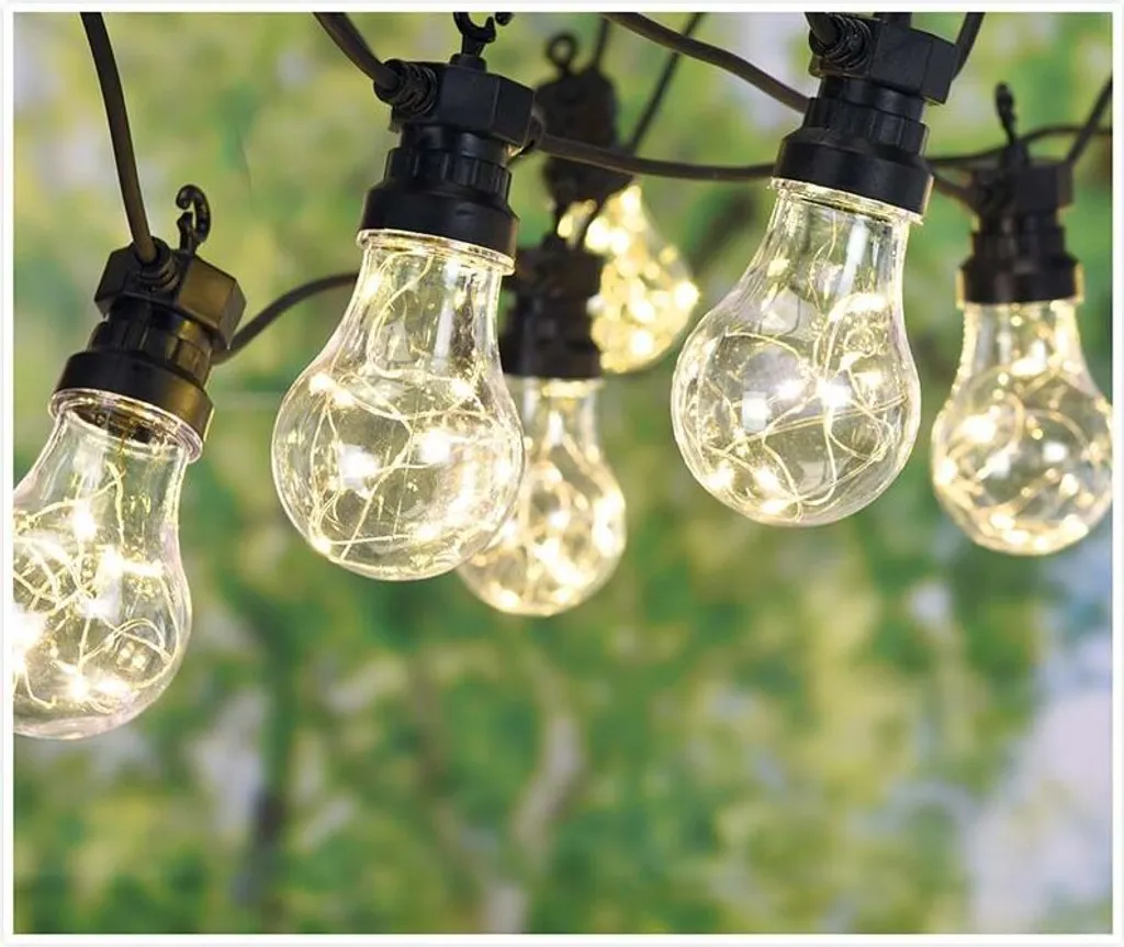Guirlande lumineuse ProGarden 100 LED longue durée extérieur - 12