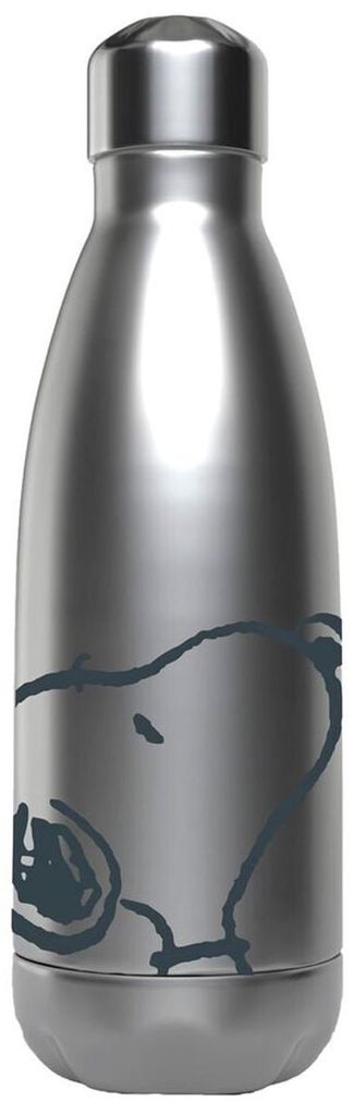 Snoopy drinkfles, 550 ml, zilver. Kinderen, zilver, one Productafbeelding 