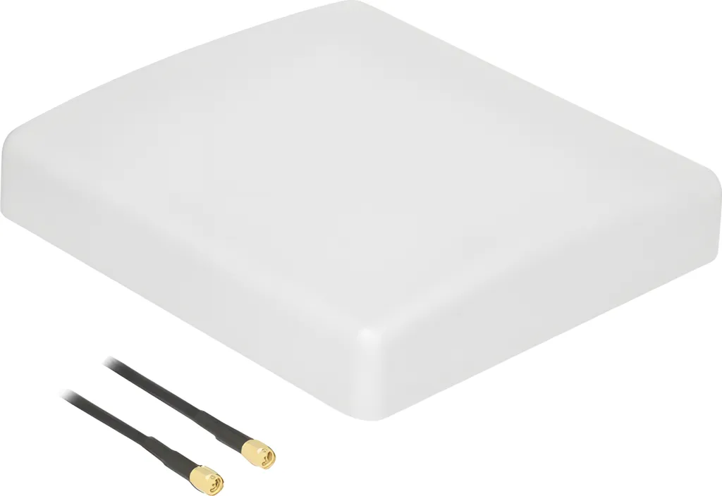 DeLOCK - Antenne - Teller - 8 dBi - gerichtet - Wandmontage möglich, Stangenbefestigung (89891)