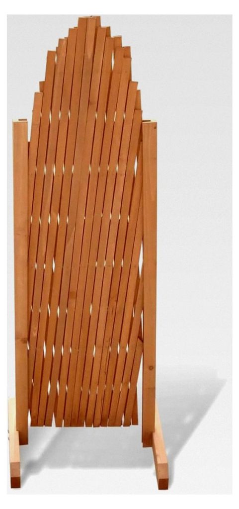 Ausziehbarer Holzspalierzaun Zaunelement Rankgitter Rankhilfe 180 x 100 cm