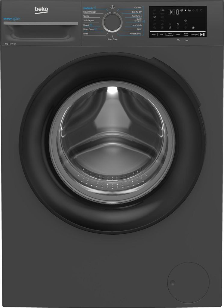 Beko b300 BMEUWT41241M Waschmaschine Frontlader 12 kg 1400 RPM Anthrazit