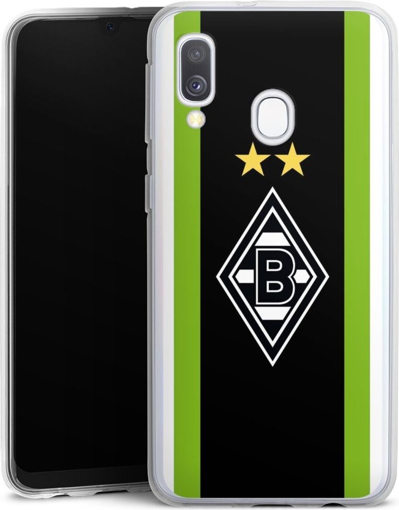 DeinDesign Handyhülle für Samsung Galaxy A40 Silikon Hülle Case Smartphone Schutzhülle Borussia Mönchengladbach Gladbach Logo