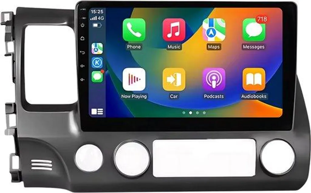 Autoradio GPS pour Honda Civic navigation connectée Apple CarPlay