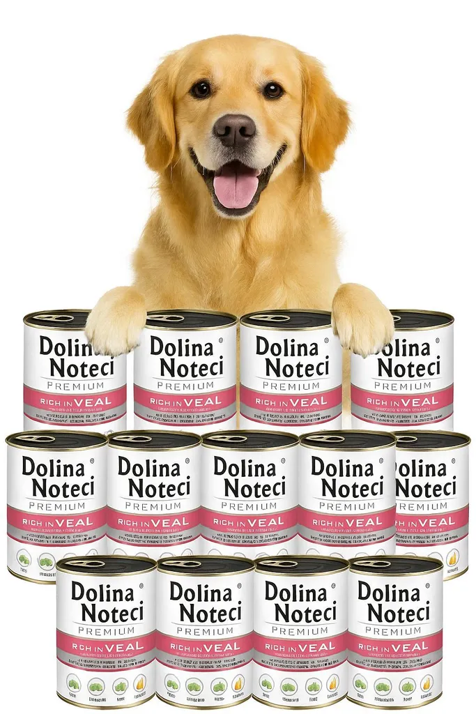 Dolina Noteci Premium Vitello e Piselli 12x800g | Offerta Risparmio Cani