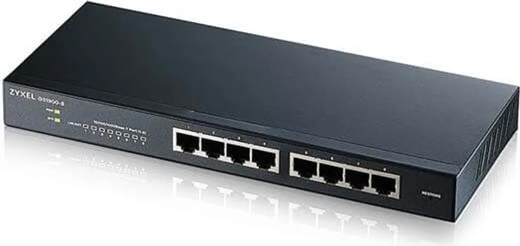 Commutateur Réseau Smart 8 Ports GS1900 Zyxel Gigabit Ethernet RJ45