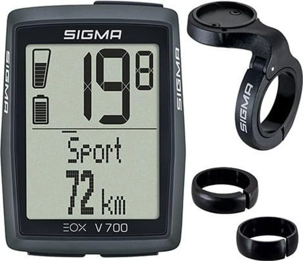 Sigma EOX VIEW 700 Ordinateur VAE avec écran LCD haute lisibilité noir - 2