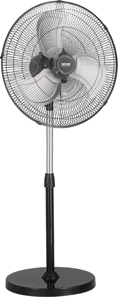 Ventilateur sur pied pour garage et atelier 20 pouces puissant oscillant