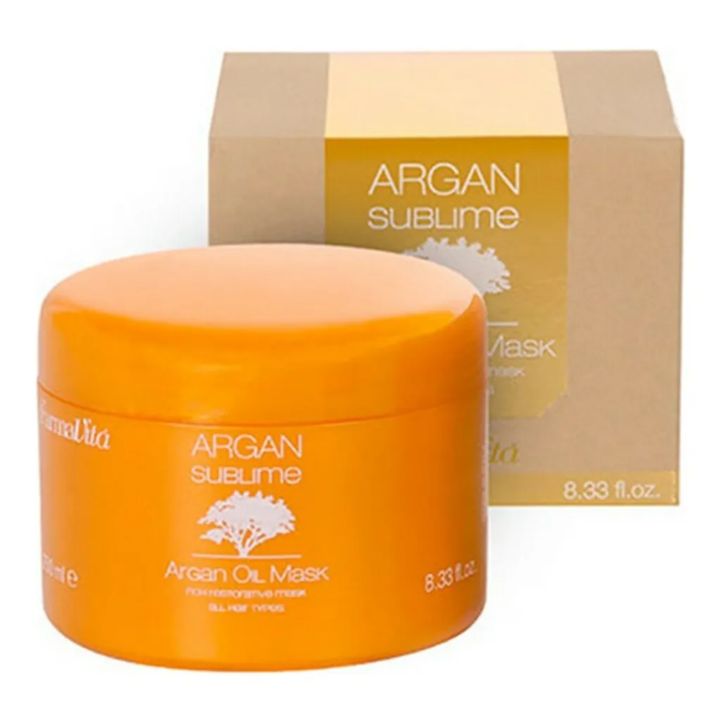 Farmavita Argan Sublime Maschera 250ml - Trattamento Riparatore Professionale