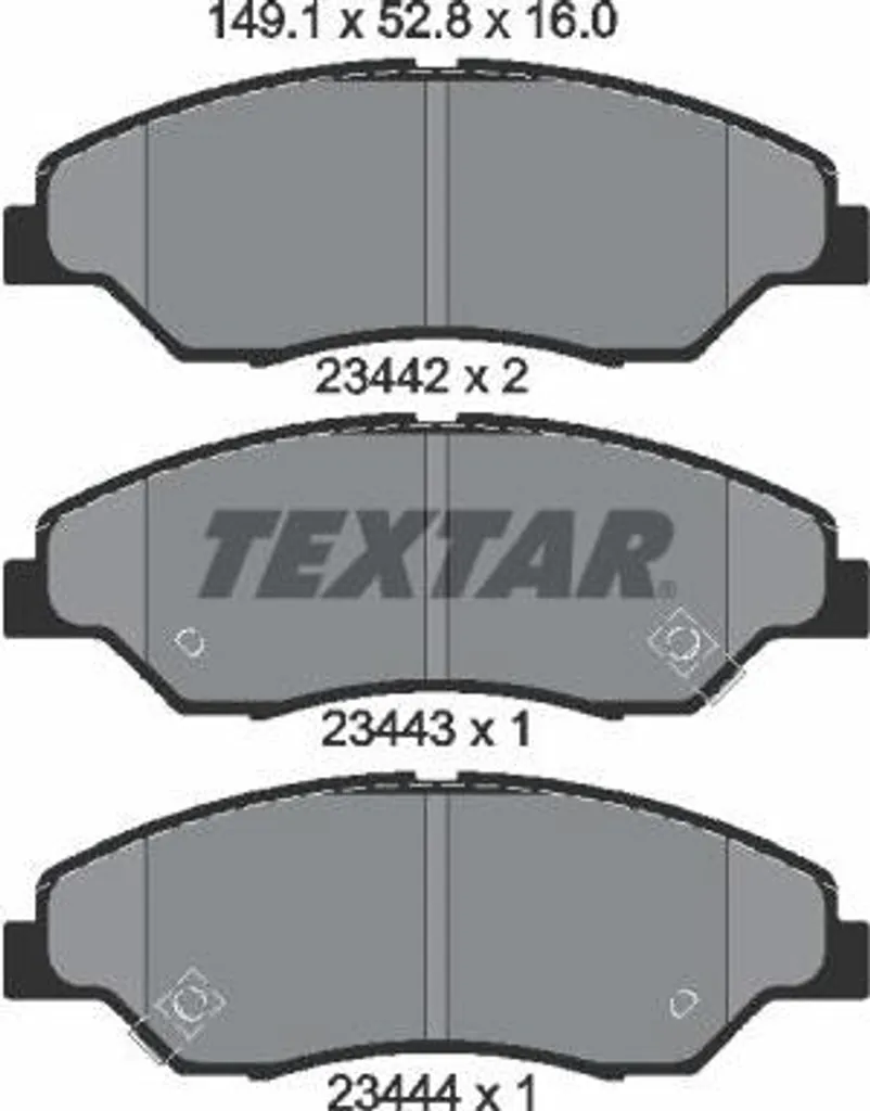 Plaquettes de frein à disque 2344201 compatibles Kia Sportage Retona