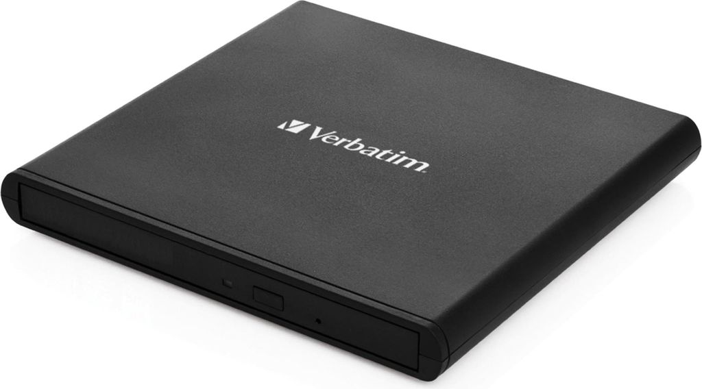 Verbatim Externer Slimline CD-DVD-Brenner, externer DVD-Brenner