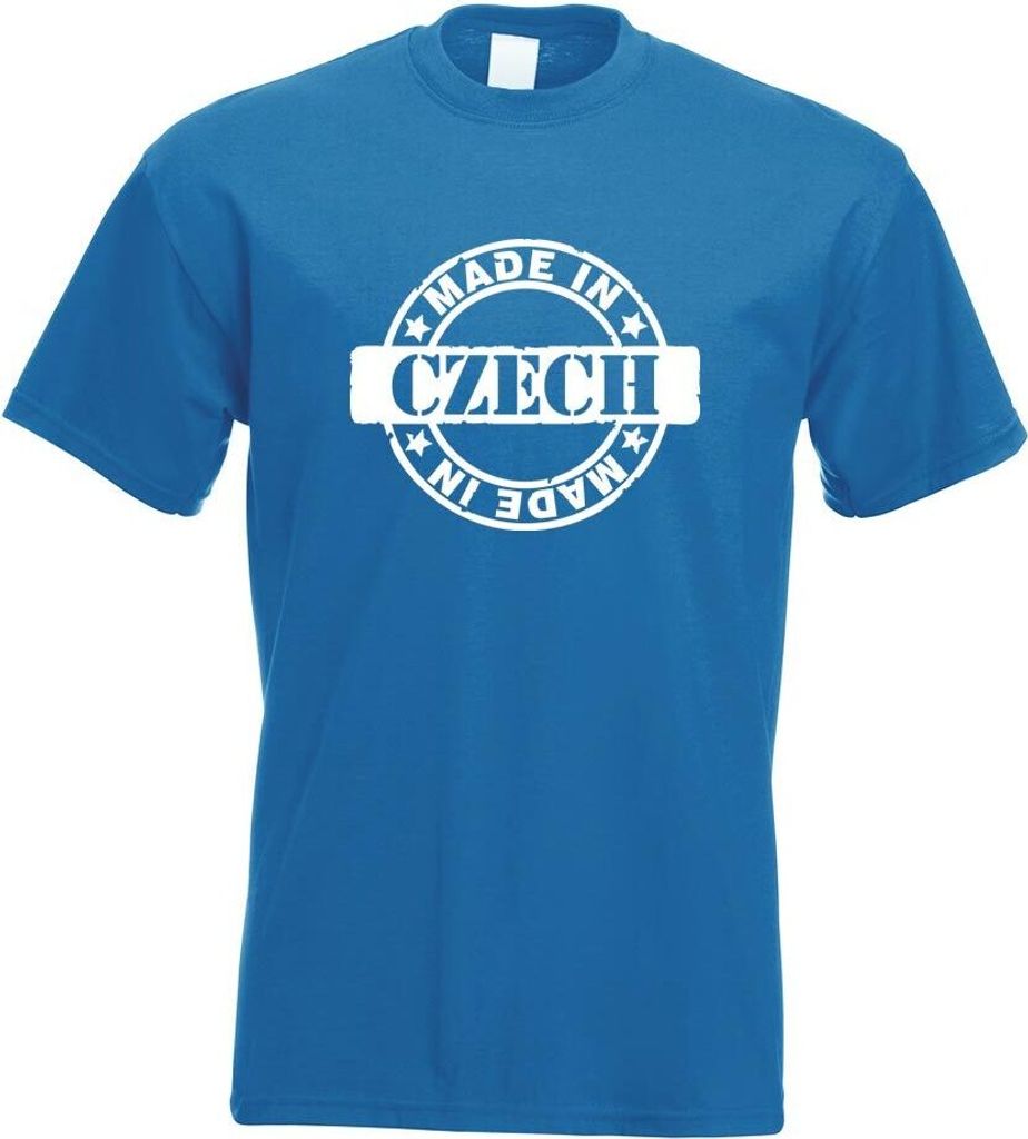 Kiwistar - T-Shirt - royal - Czech Motiv Bedruckt Funshirt Design Print - mit Motiv Bedruckt - Funshirt Design - Sport - Freizeit - Herren - XL