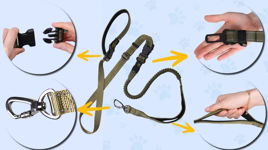 Analisi Sportleine Borsa Cani Hipbelt - Modello Rock 50kg Forte - 5