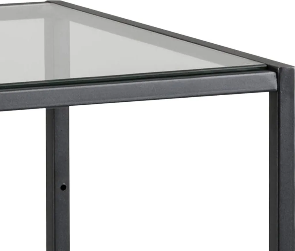 Étagère noire Jörn - Bibliothèque de rangement design en métal robuste