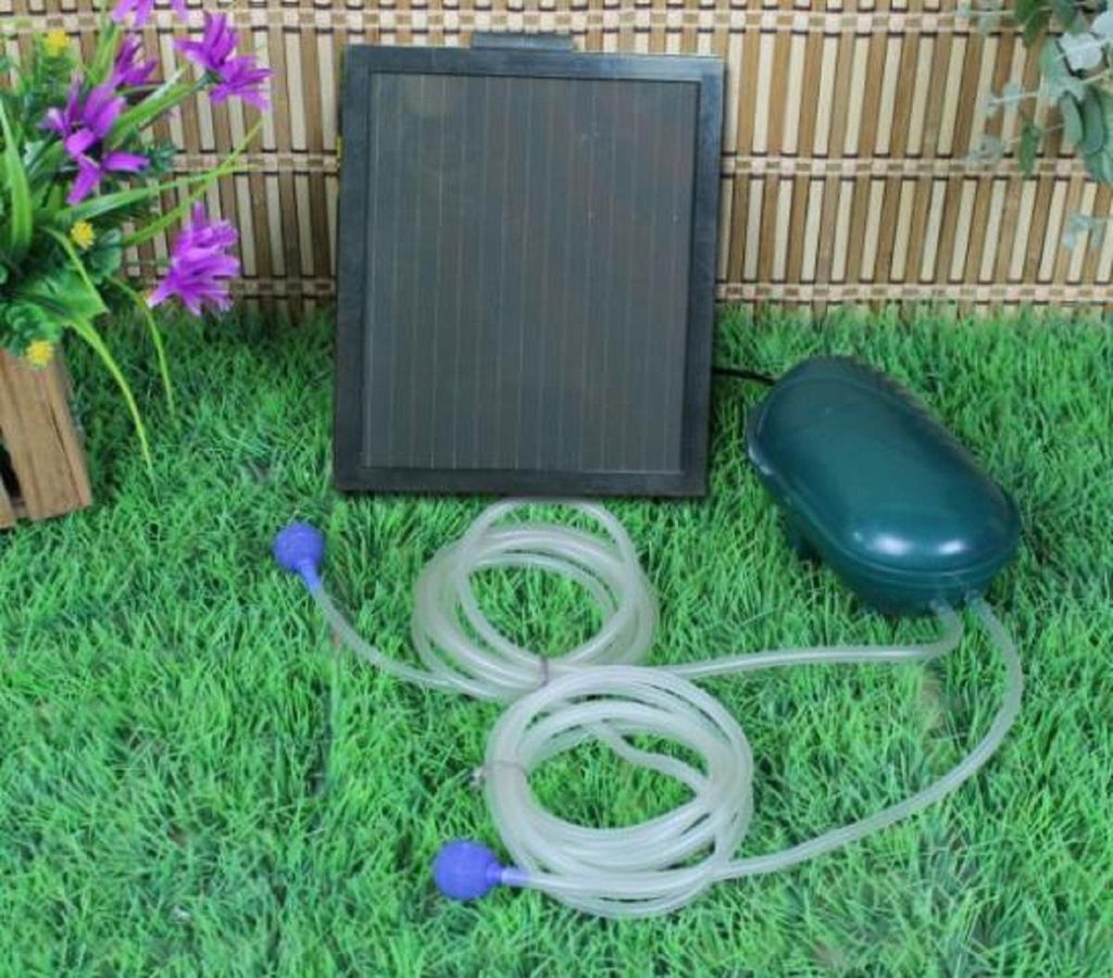 Wehmann Solar Power Doppel Belüfterpumpe 200 l/h Produktbild 