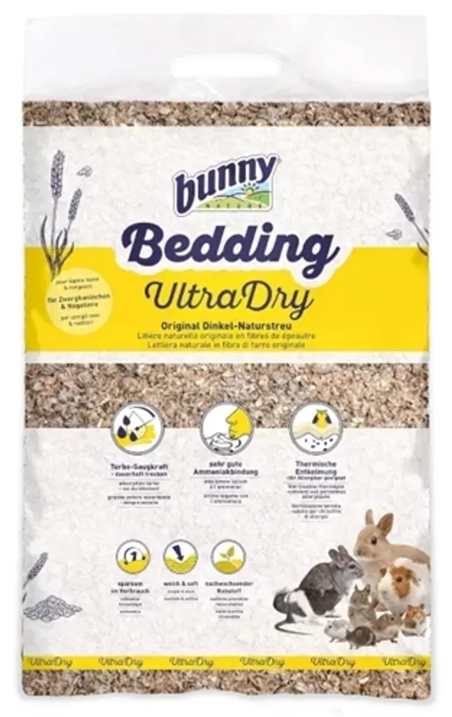 Coniglietto Natura Bunnybedding Farro Ultra Secco - Lettiera Premium