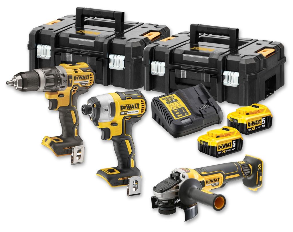 DeWalt DCK384P2T-QW Akku-Kombopack, 18,0 Volt / 5,0 Ah, mit Produktbild 