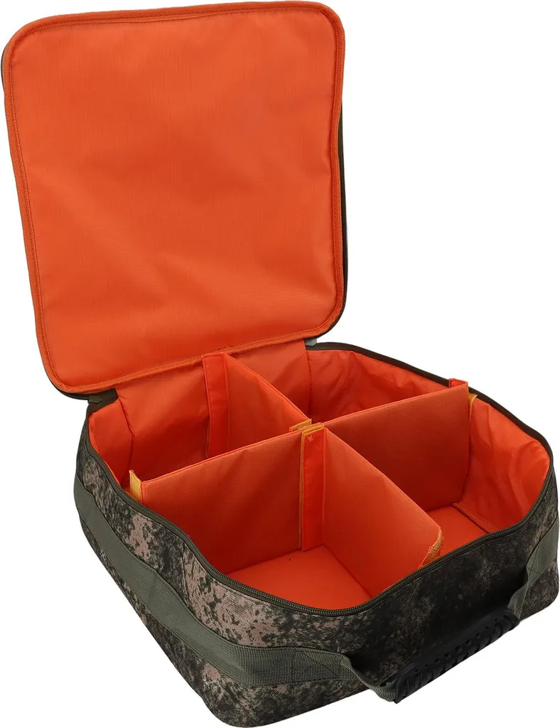 Mallette de pêche 4 compartiments modulables pour moulinets de pêche