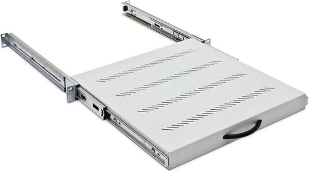 Triton RAC-UP-X20-A1 19" Fachboden 1HE ausziehbar, 550mm, 45kg, grau
