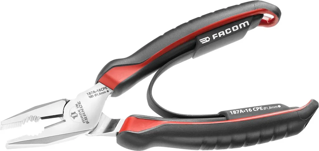 Pinza Universale Facom 165mm CPE - Massima Tenuta e Taglio Netto