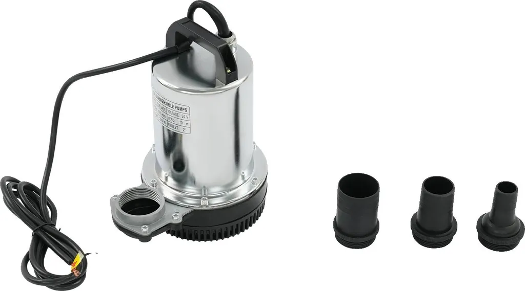 Pompe à eau débit élevé 24V - Construction durable - Prise Standard UE