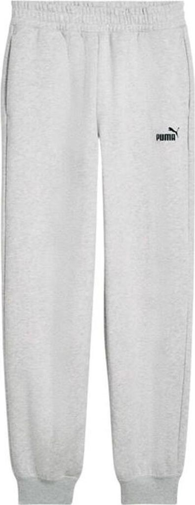 Lange Sporthose Puma Essentials Small No. 1 Logo Hellgrau Damen