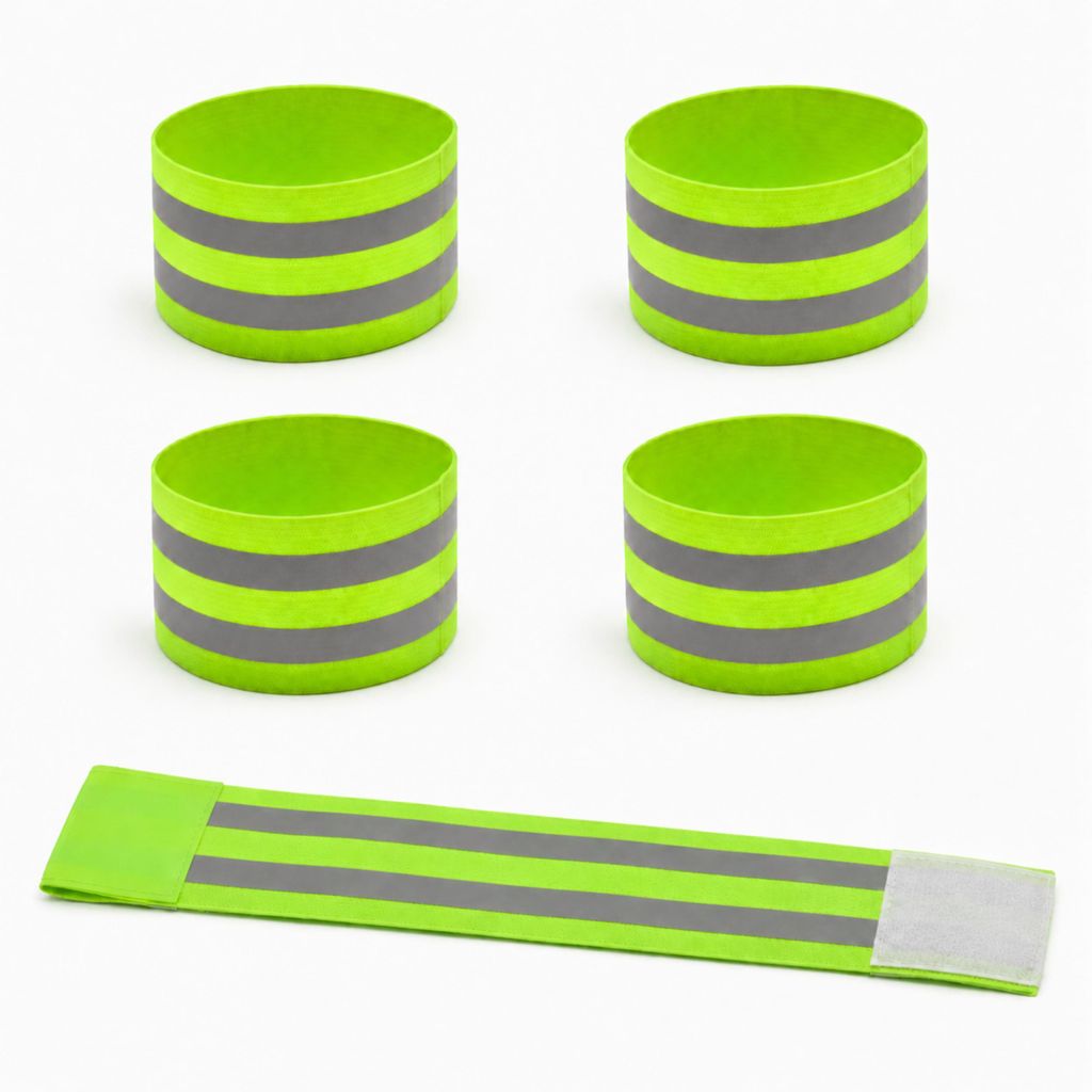 4er Set Reflektorbänder – Elastische Reflektorbänder mit Produktbild 