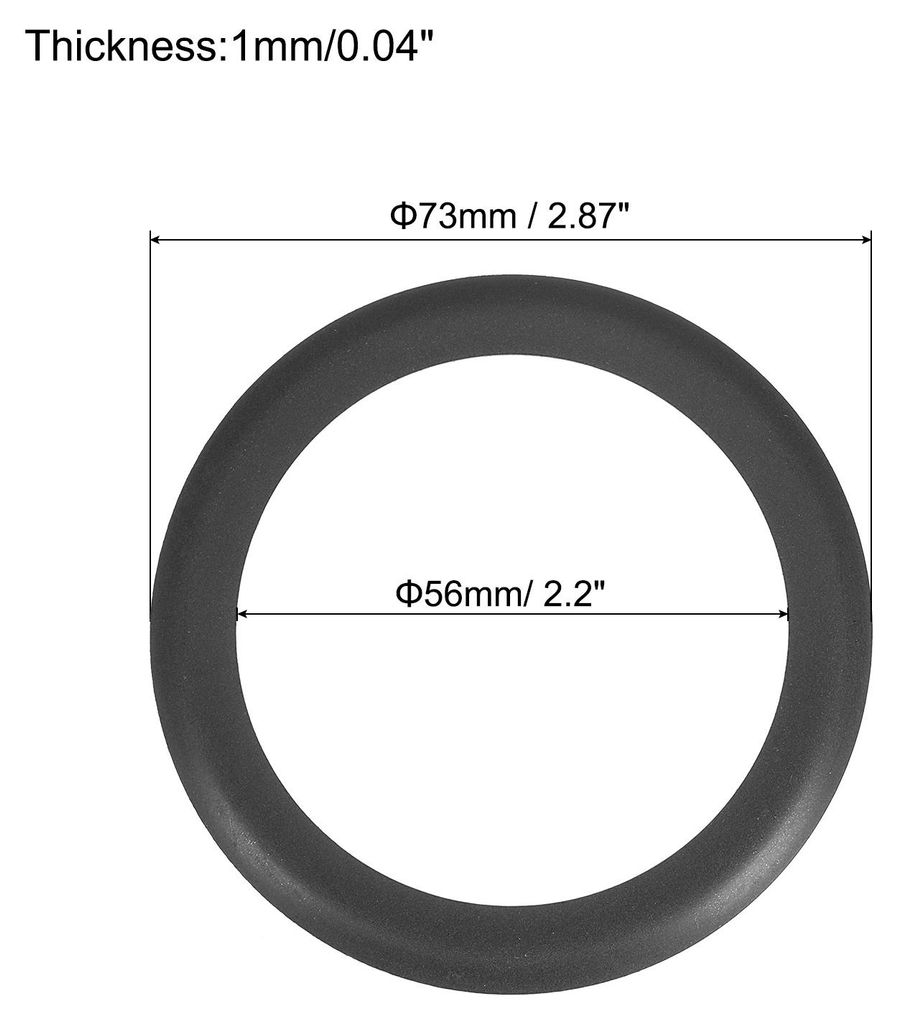 Kompressionskolbenring fš¹r Luftkompressoren, universelles Ersatzteil fš¹r Luftkompressoren, 73 mm Au?endurchmesser, 56 mm Innendurchmesser, 1 ...