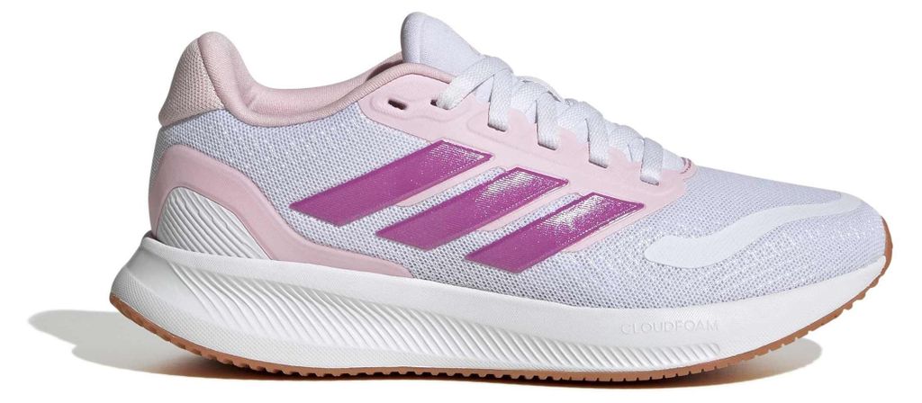 Adidas Mädchen Sneaker RUNFALCON 5 39952-3, 39952-3.5, 39952-4, 39952-5, 39952-5.5, 39952-6, 39952-6.5 ADI-JP9396 white/clear pink/gum 5