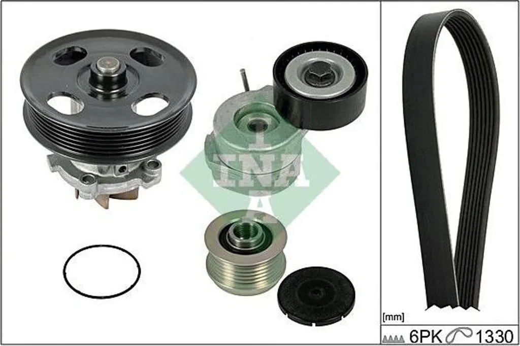 Évitez la casse moteur avec le Kit Pompe à Eau et Courroie INA 529004030