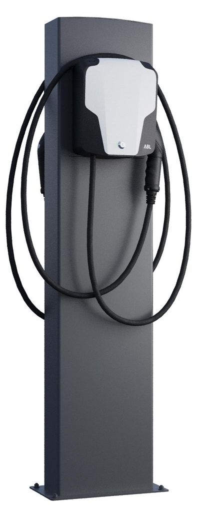 ABL Wallbox Standfuß EnergizeStand for Two mit Bodenplatte Anthrazit