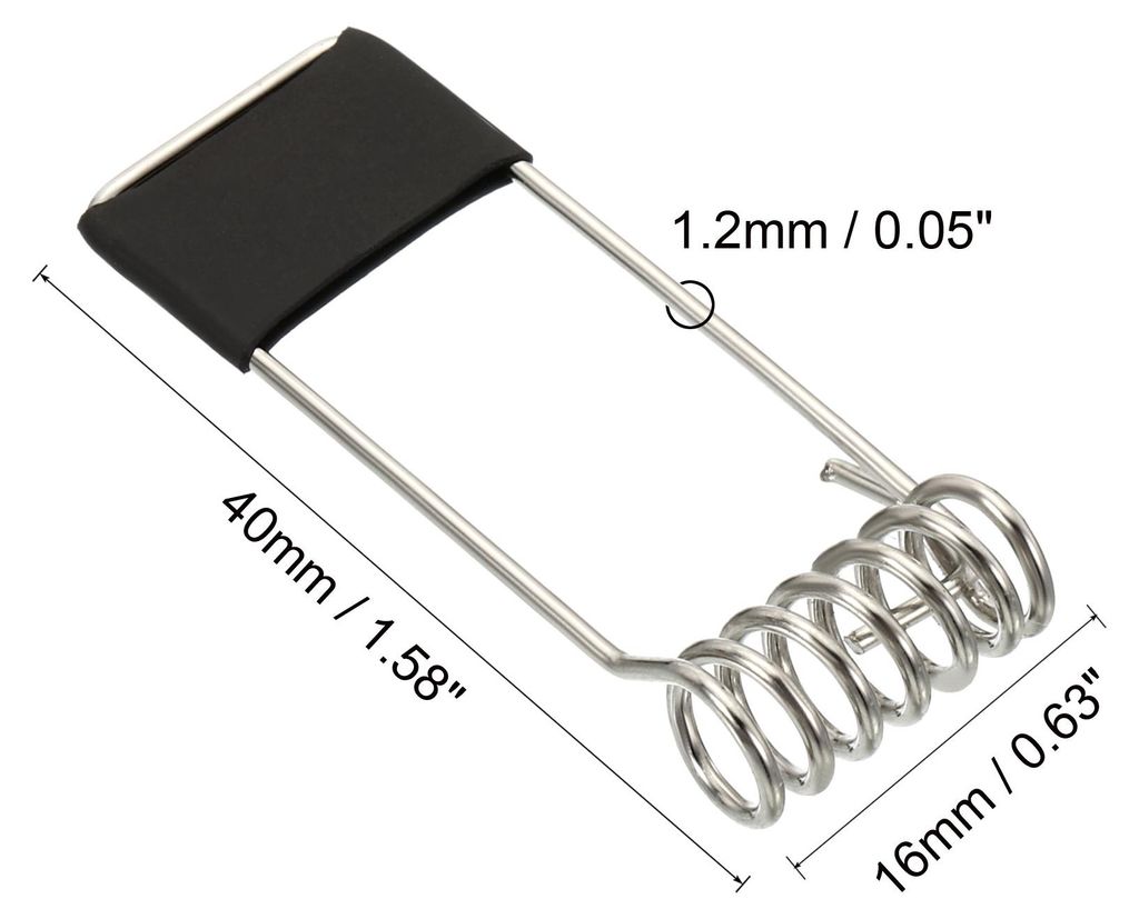 40x16mm LED-Scheinwerfer Clip 30Pack Deckenleuchte Federklemme Scheinwerfer Haltefeder Leuchtdiode Einbauleuchte Halteklemme