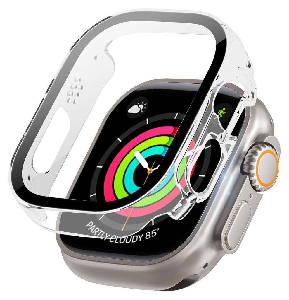 360 Grad Smartwatch Hülle für Apple Watch Ultra Series 1 / 2 / 3 49 mm mit Displayschutz Case Watch Cover Bumper Rundum Schutzhülle Uhr Bildschi...