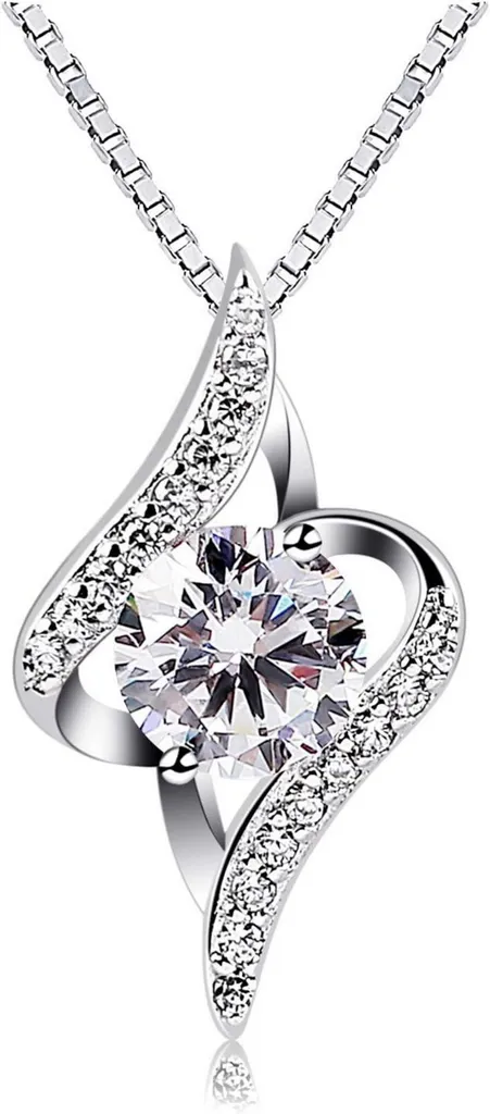 Bijou collier femme 925 argent pendentif pour soirée et cadeau chic