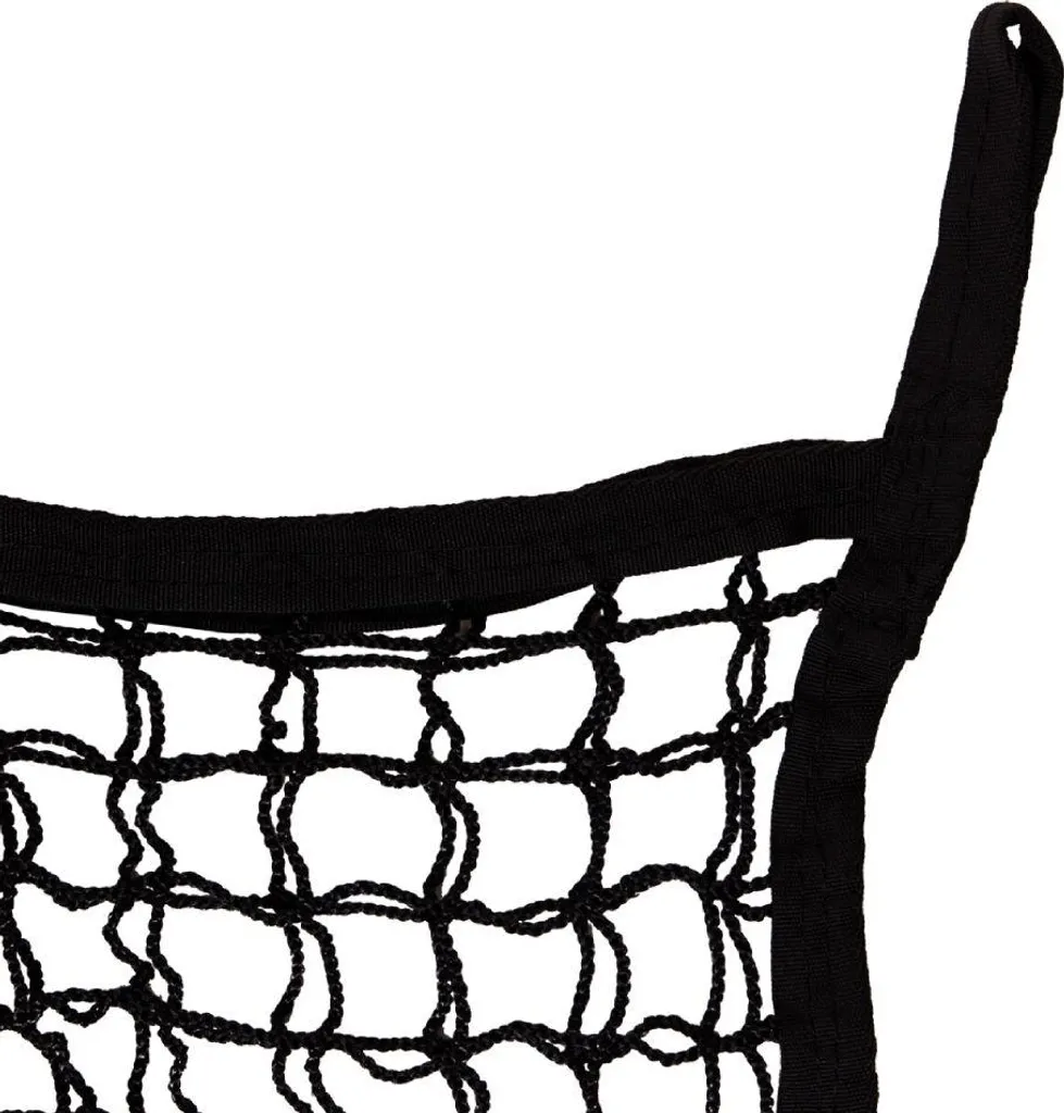 Filet à foin QHP Slowfeeder XL pour Paddock et Box - Noir 160x100 cm
