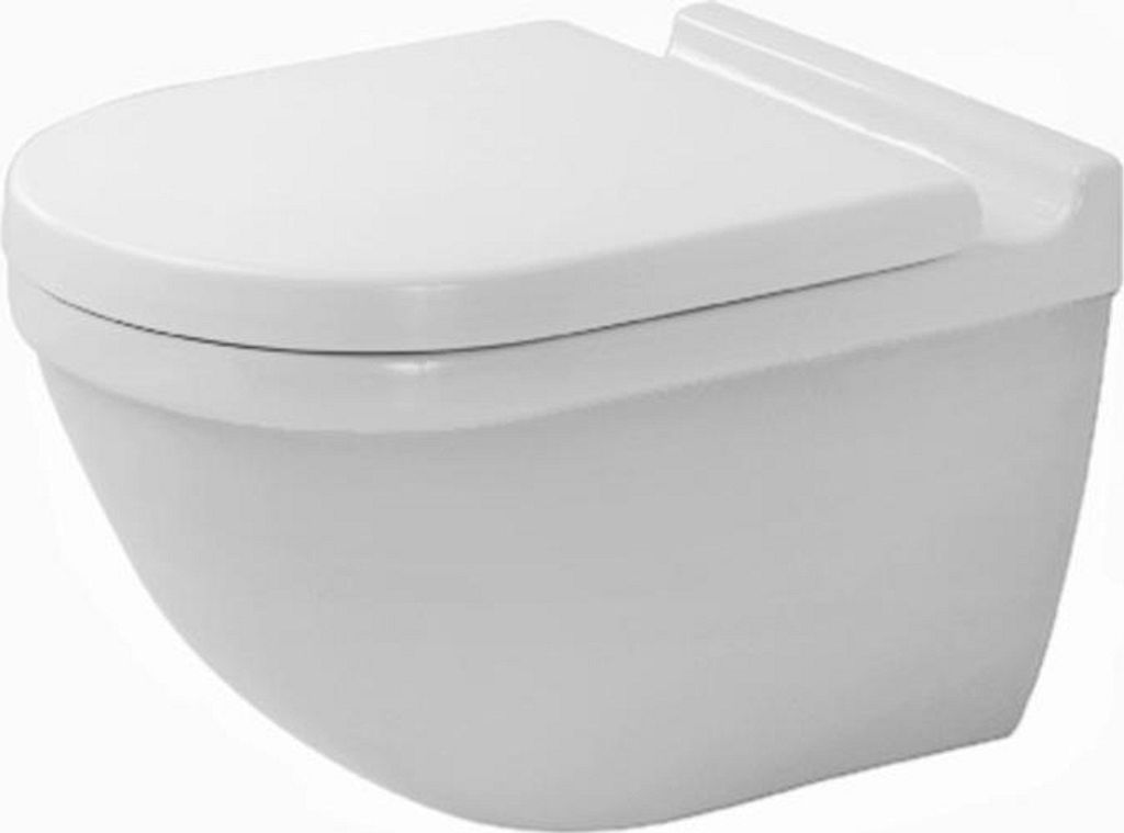 Duravit Wand-WC Starck 3 540mm Tiefspüler, Befestigung verdeckt, weiß, 22250900001
