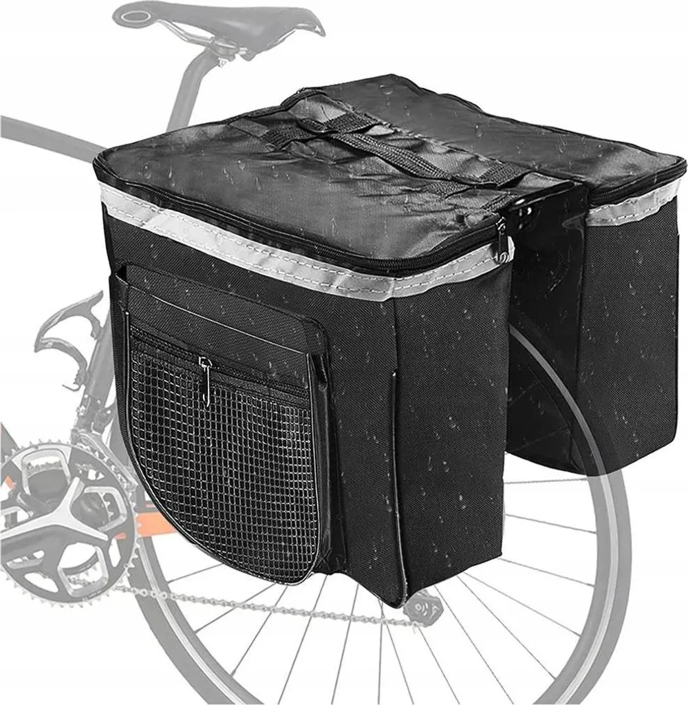 Sacoche Vélo XL 40L - Ne Manquez Plus de Place sur Votre Porte-Bagages