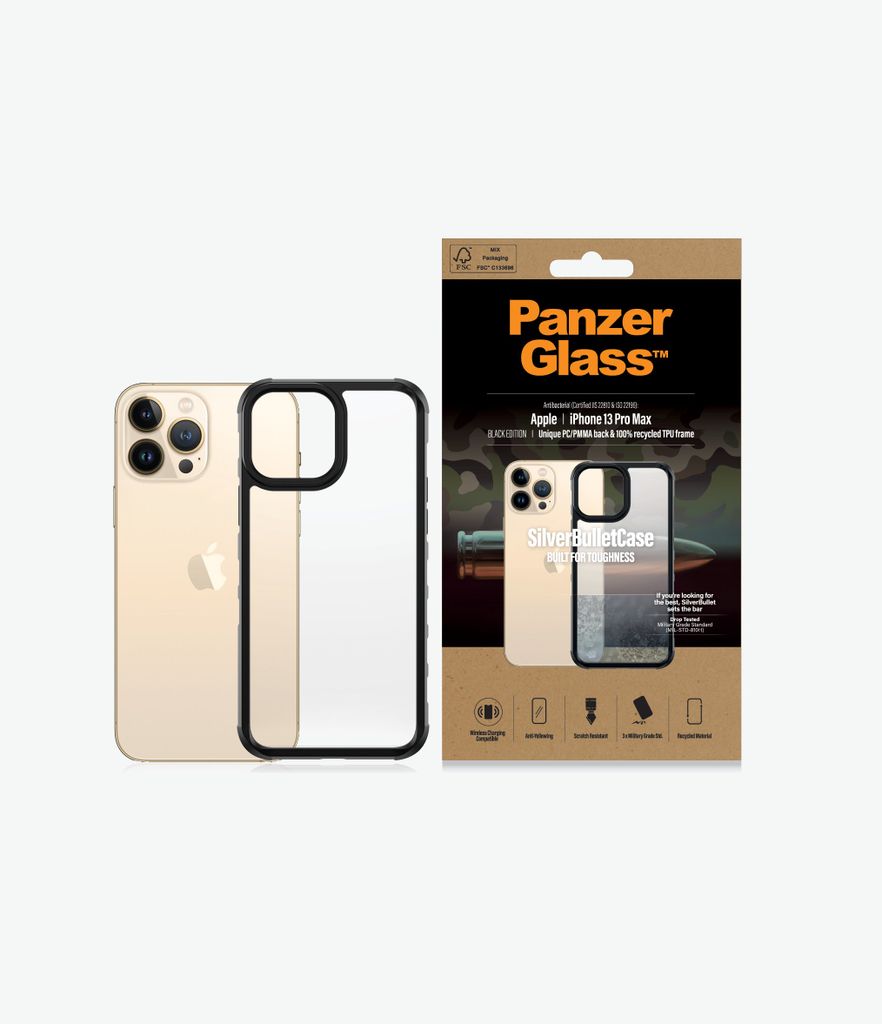 Panzerglass Clearcase Antibakteriálne puzdro s vojenskou Obrázok produktu 