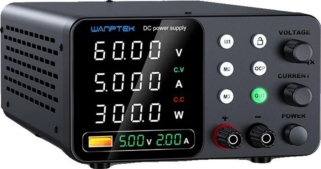 DC-Netzteil, 30V Ausgang, Digitale Anzeige, TPS-C605 60V 5A