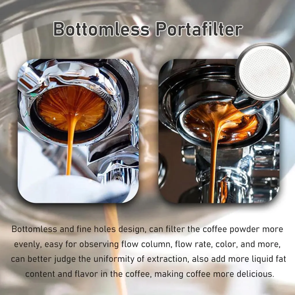 Portafiltre 54mm sans Fond : Finissez-en avec les Cafés Imparfaits