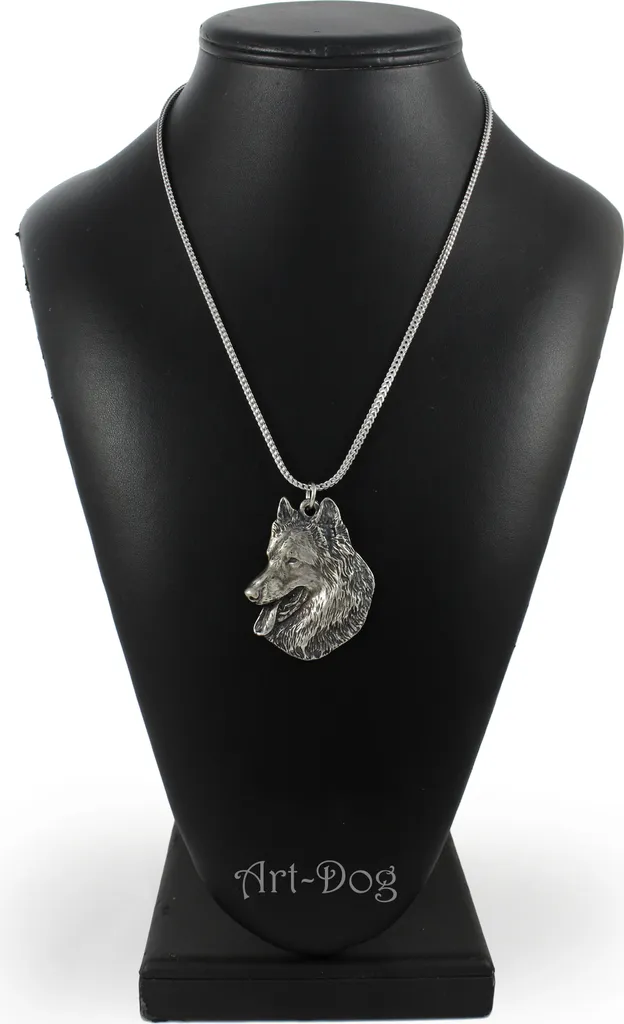 Collana Cane Pastore Belga Art-Dog - Ciondolo Argento per Veri Fan
