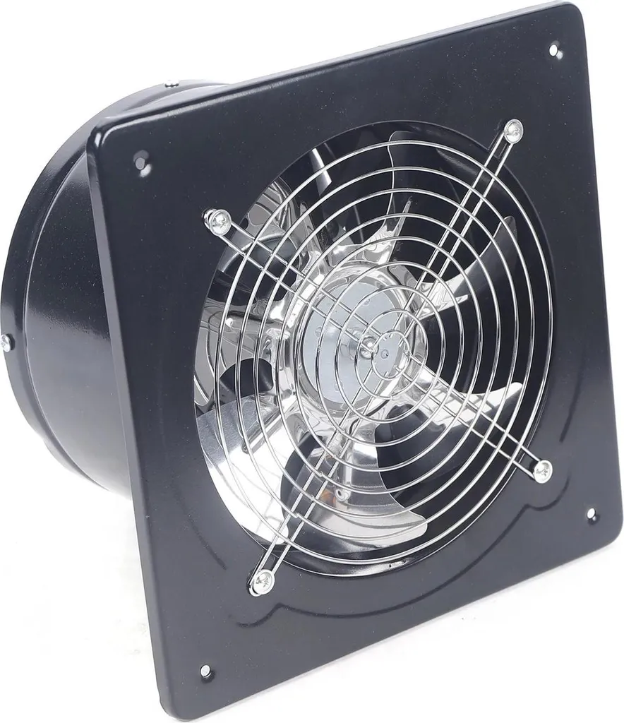 Aspiratore Industriale da Parete 200mm | Ventilatore 80W Professionale