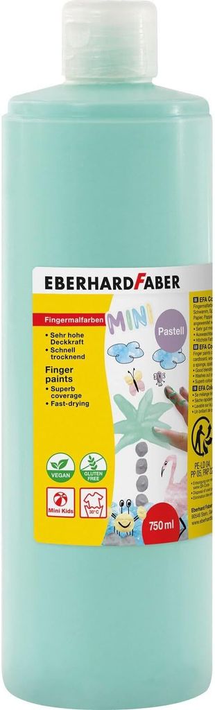 EBERHARD FABER Fingerfarbe EFA Color mint 750 ml
