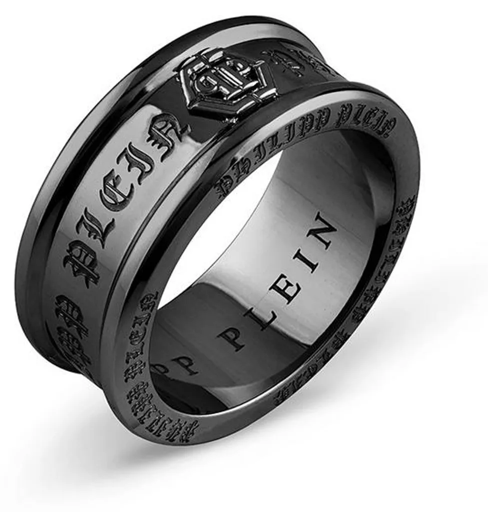 Bague Philipp Plein GOTHIC TAG PJTEA06R6 Bijou Homme pour Look Rock 60