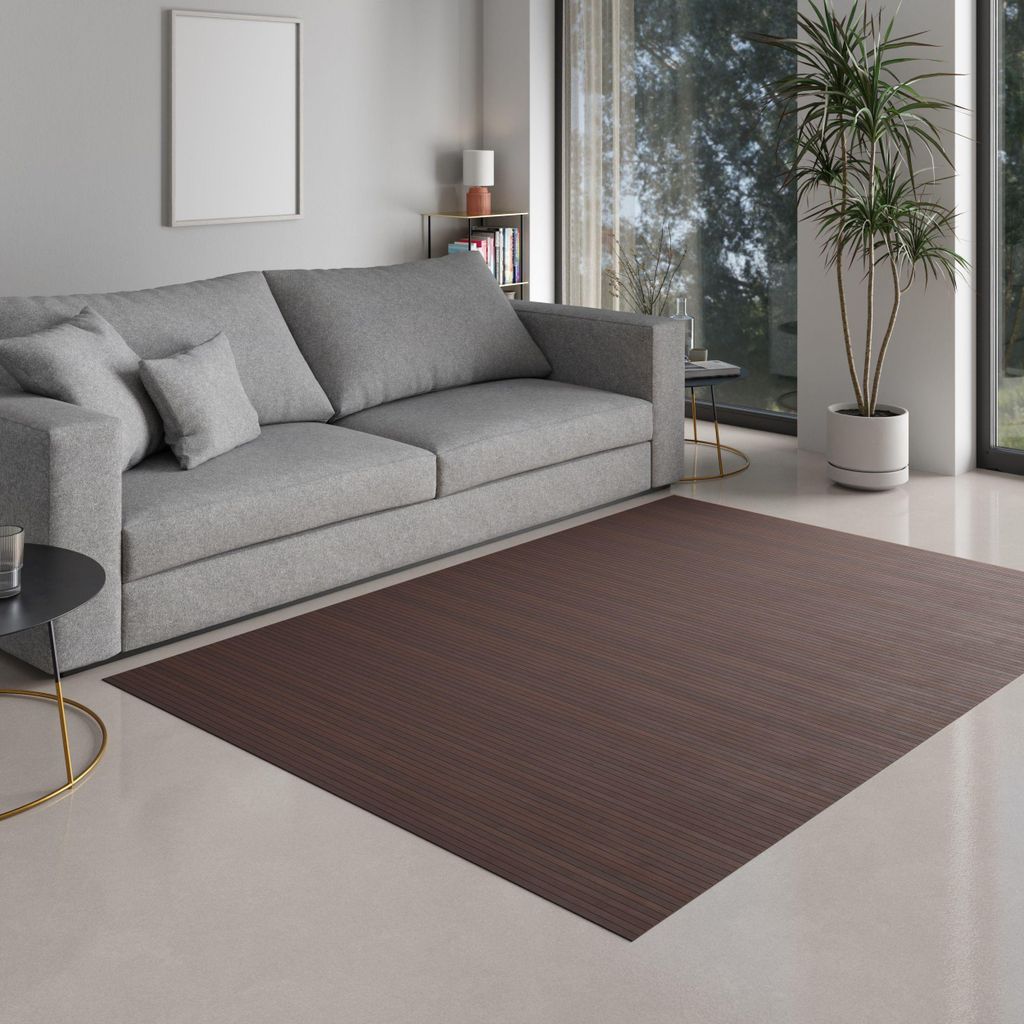 Bambusteppich, Teppich, Bambus Massive mocha 200x300 cm, Matte, Läufer