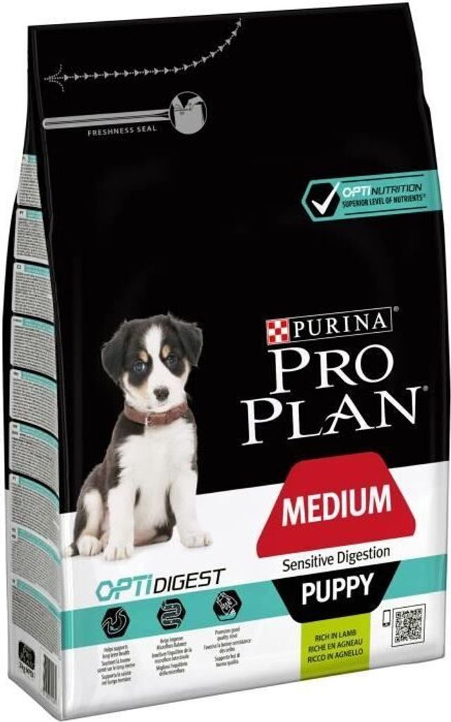Purina Pro Plan Welpen empfindlicher Verdauungsmedium Opti Digest Lamm 3kg